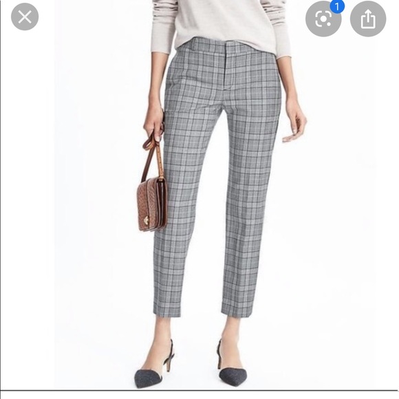 Banana republic plaid pants Clearance